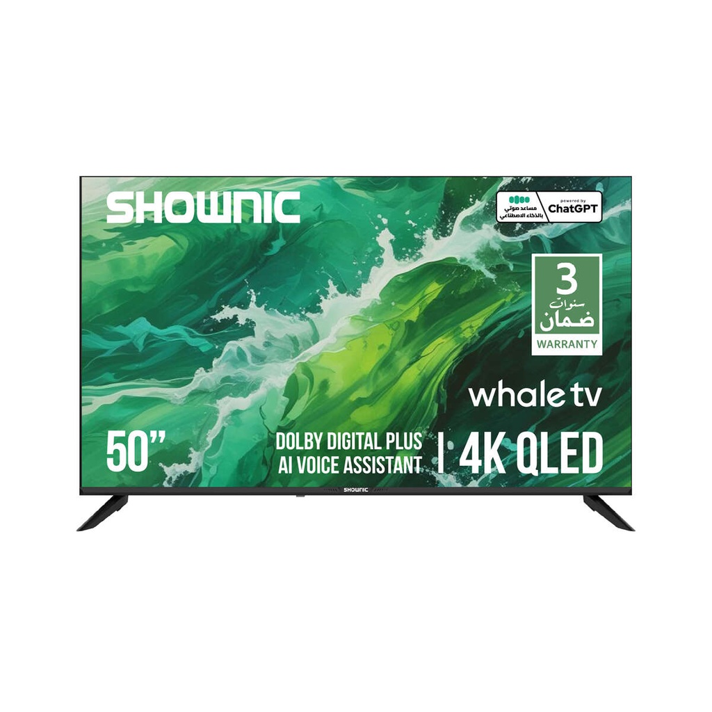 [TS-50AUHWQ] QLED Smart TV, 50-Inch