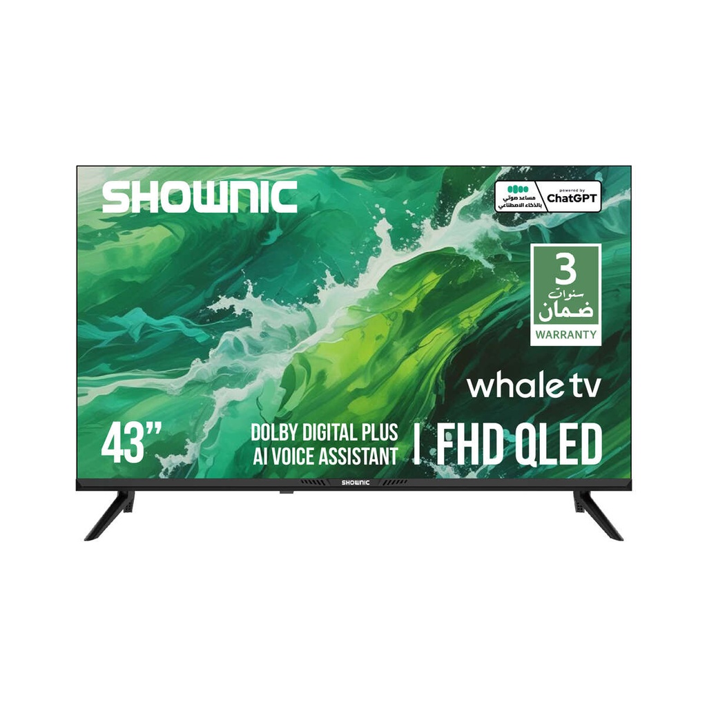 [TS-43AFHWQ] Smart TV 4K QLED, 43-Inch