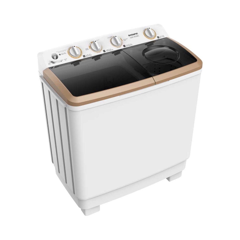 [WW-18TMW] Twin Tub Washer & Spin 18kg غسالة شونك حوضين