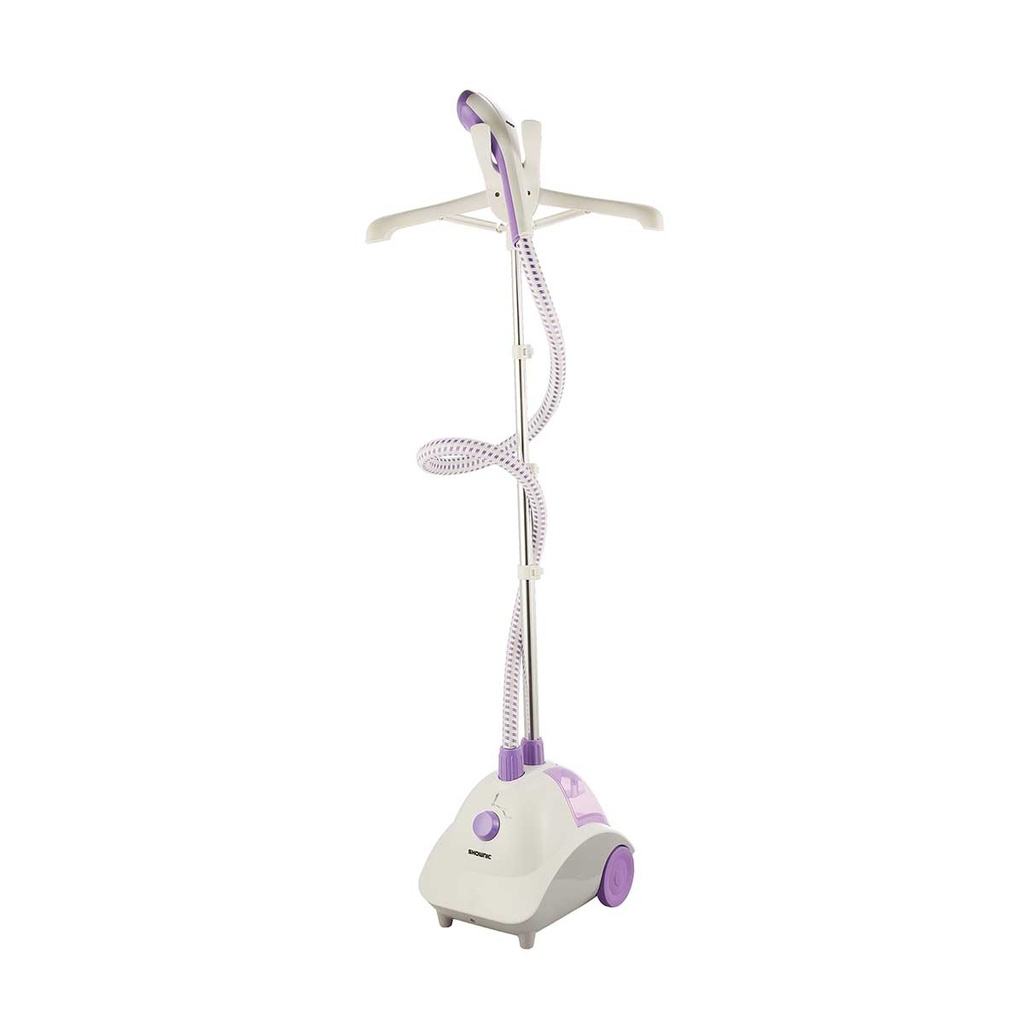 [SG-FSH1700T] Vertical Steam Iron for Clothes and Curtains, White & Purple مكوى عامودي شونك