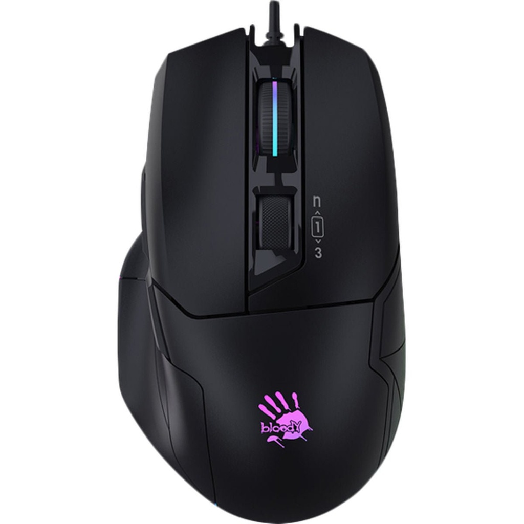 [W70Max Black] W70 Max RGB Gaming Mouse - 10000 CPI (Black)