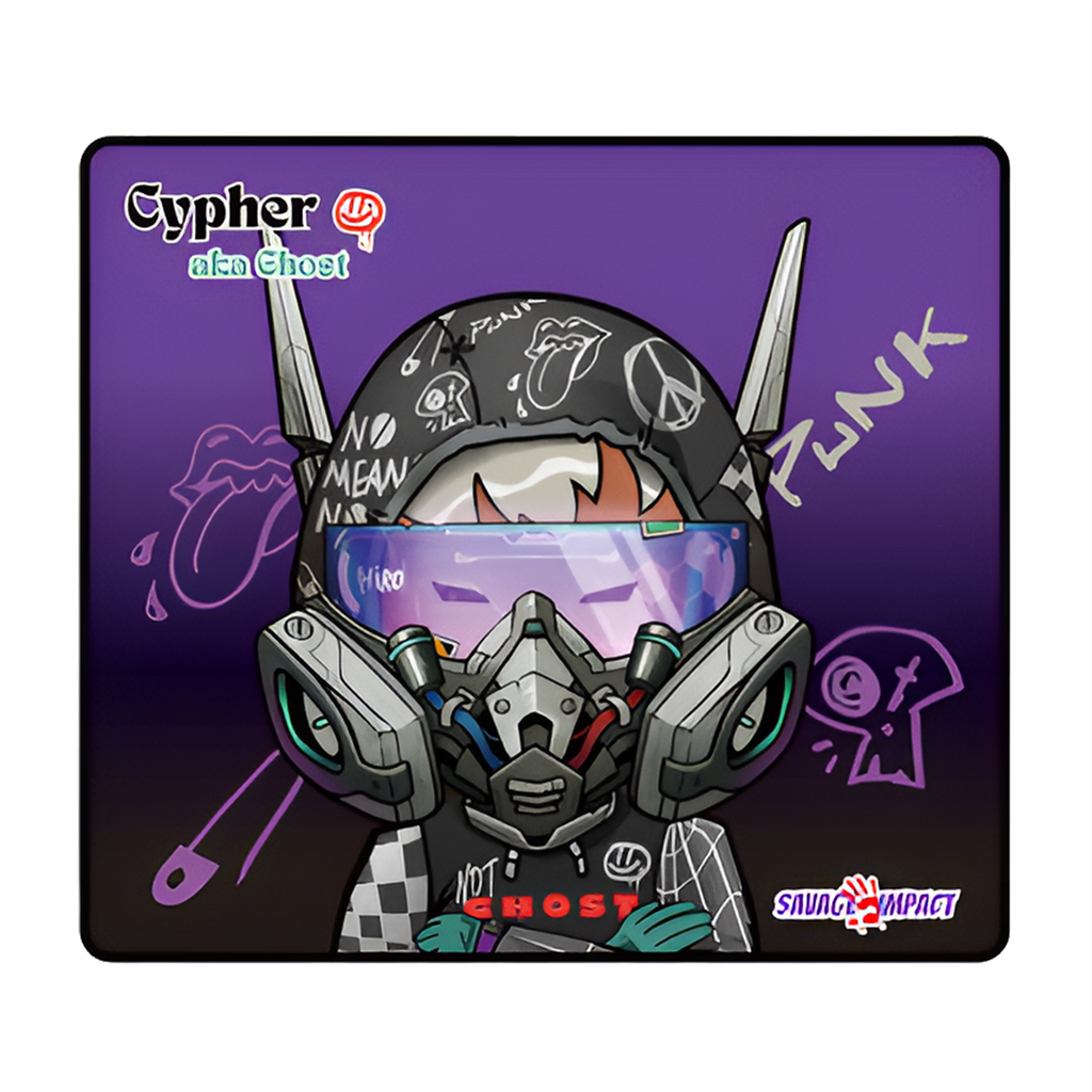 [BP-45W-Cypher Ghost] BP-45W X Savage Waterproof Mouse Pad Cypher Ghost (Nyx Mirage)