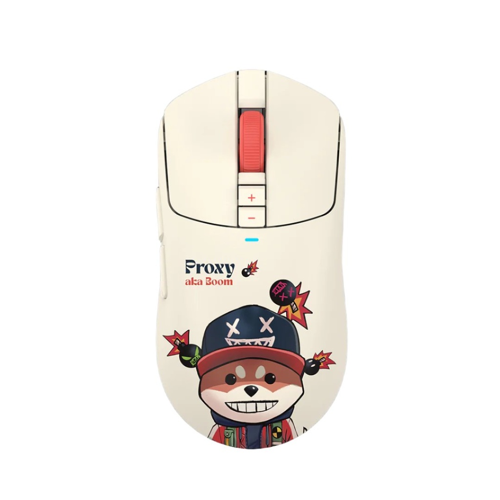 [R72 Ultra-Proxy Boom] R72 Ultra DUAL MODE WIRELESS GAMING MOUSE (White)