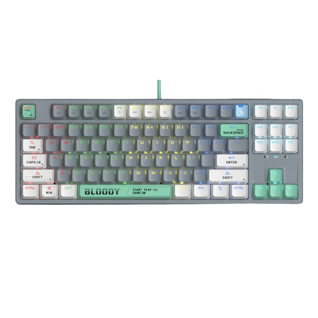 [S87-Ash] S87 Mechanical Switch RGB Gaming Keyboard Energy