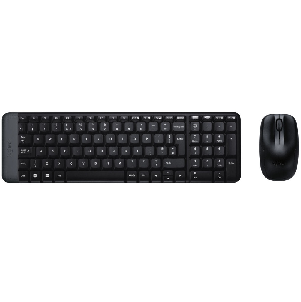 [920-003160] MK220 Wireless Keyboard and Mouse Combo - Arabic