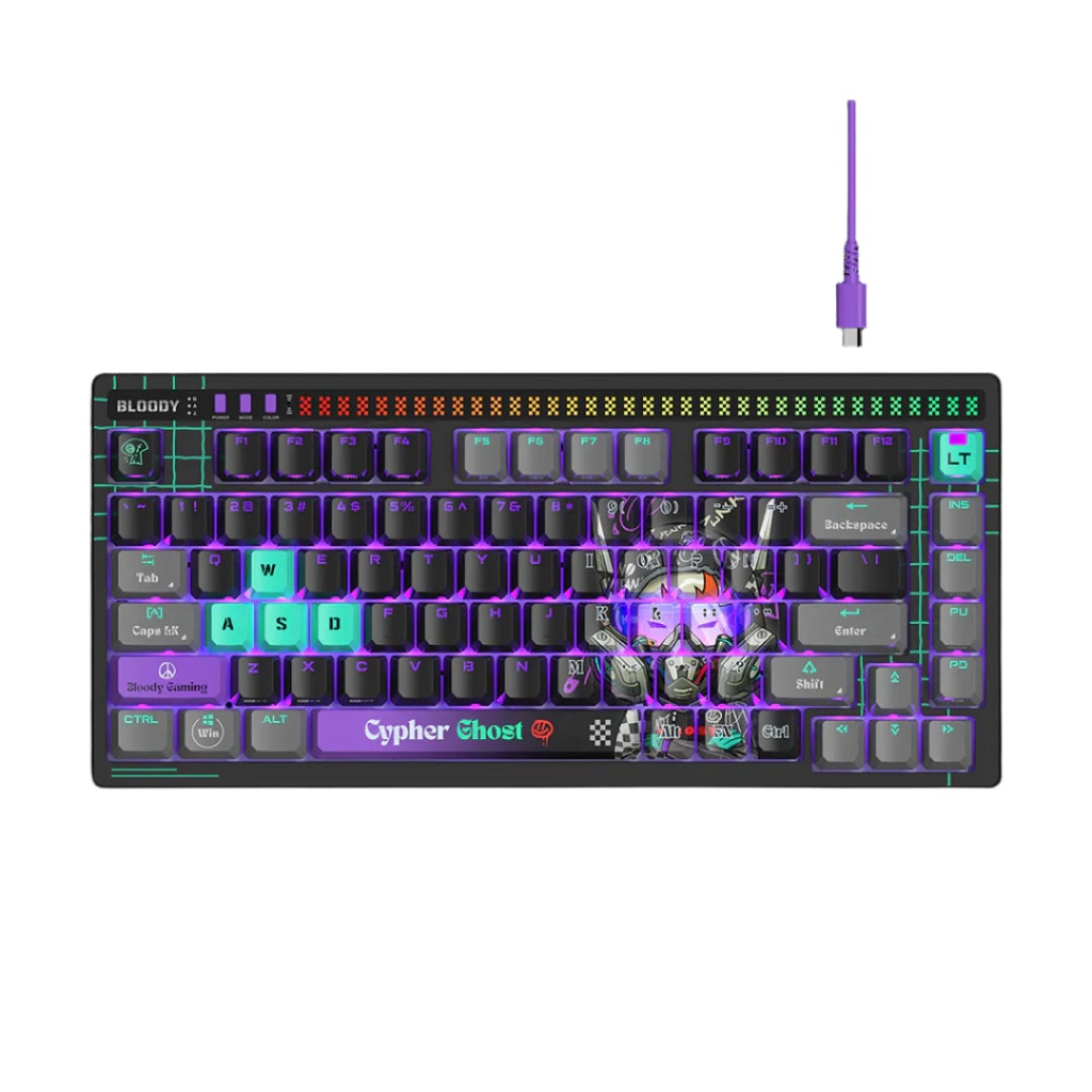 [AT75-Cypher Ghost] AT75 Alpha Optical Switch Mechanical Keyboard 75% - Cypher Ghost