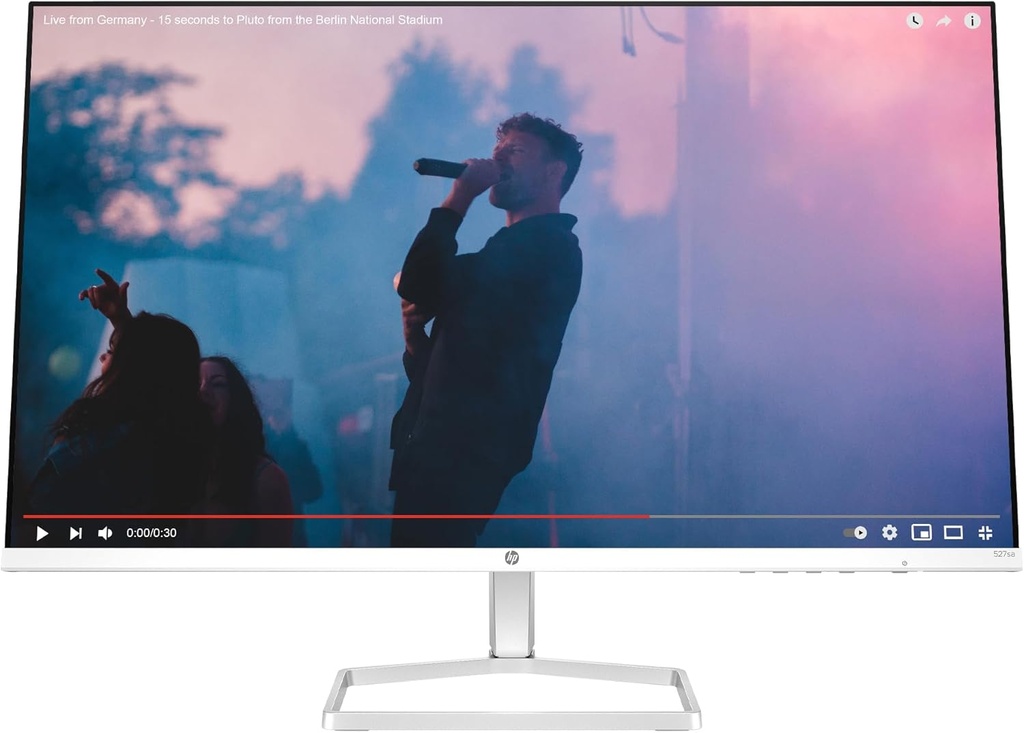 [94F48AS] HP Series 5 27 inch FHD Monitor, Full HD Display (1920 x 1080), IPS Panel, 99% sRGB, 1500:1 Contrast Ratio, 300 nits, Eye Ease with Eyesafe Certification, 527sa