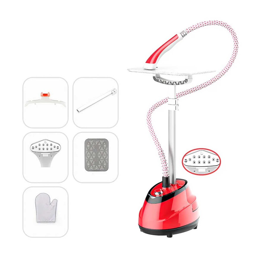 [SGS-2374] SGS-2374 Garment Steamer, Red مكوى عامودي سايونا