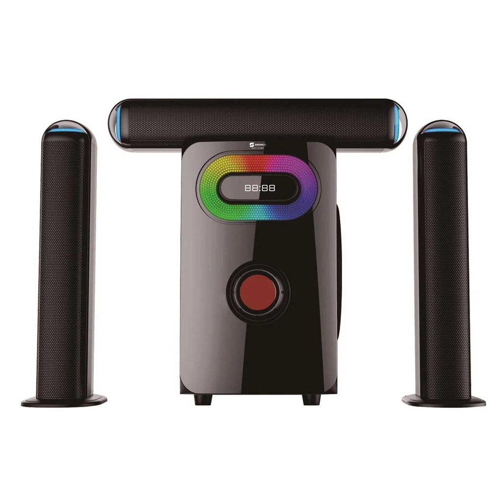 [SHT-1318BT] SHT-1318BT 3.1CH Multimedia Speaker System, Black نظام مكبرات الصوت المتعددة الوسائط سايونا