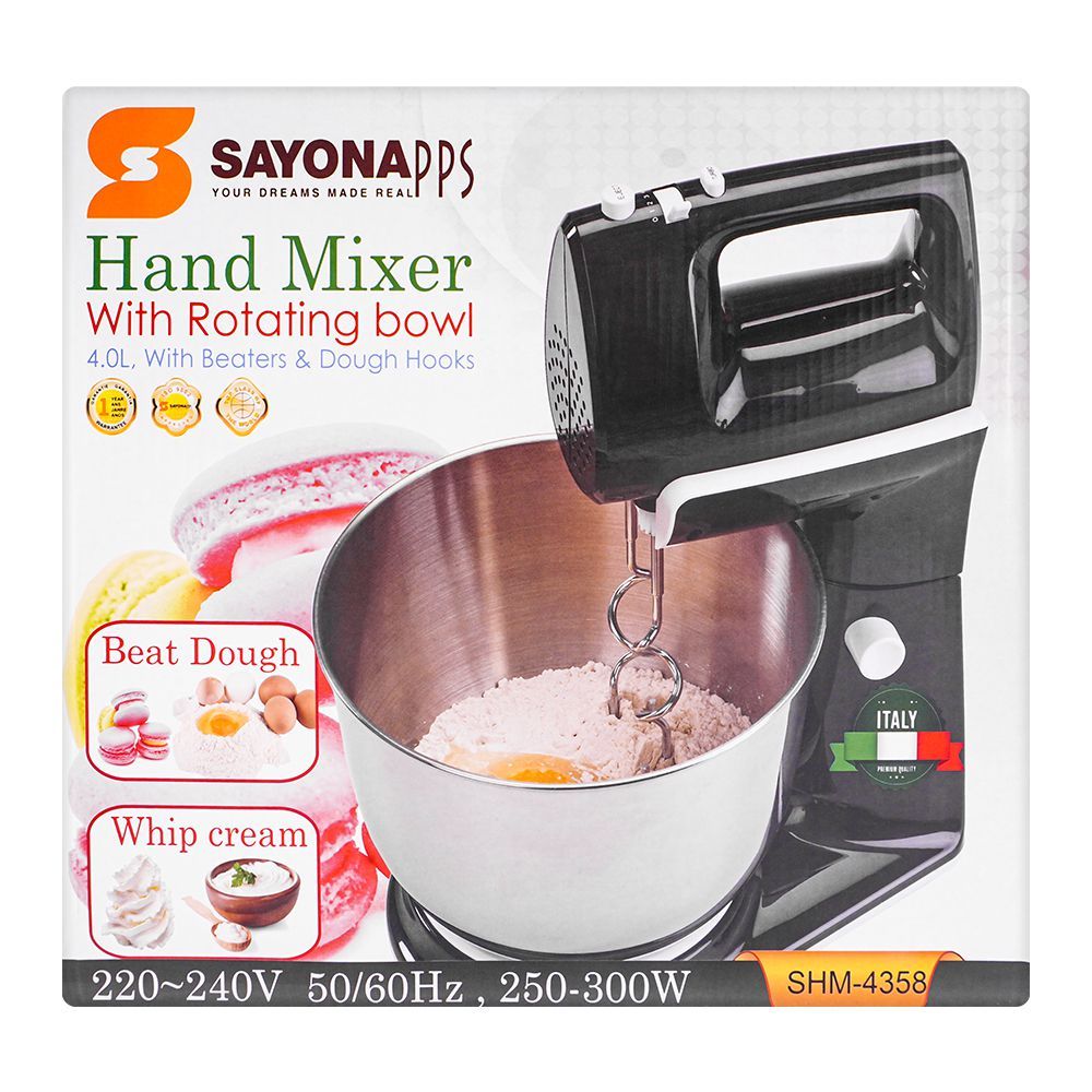 [SHM 4358] MIXER BOWL 4 LITERS SHM 4358