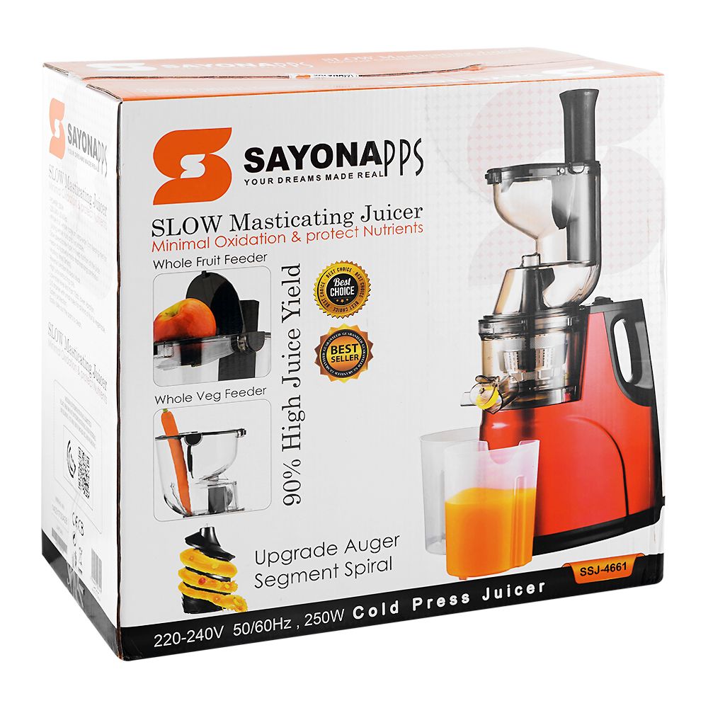 [SSJ-4661] SLOW MASTICATING JUICER 4661