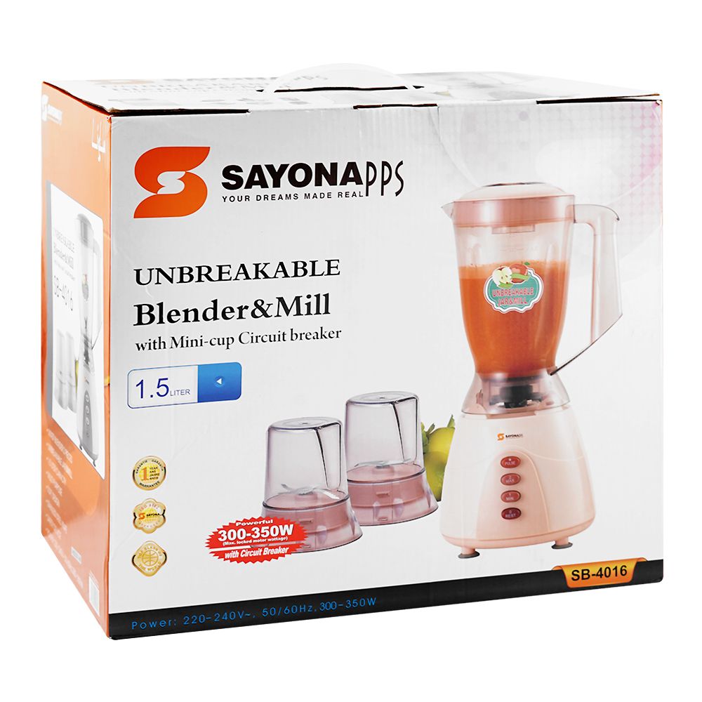 [SB-4016] UNBREAKABLE BLENDER&MILL 4016