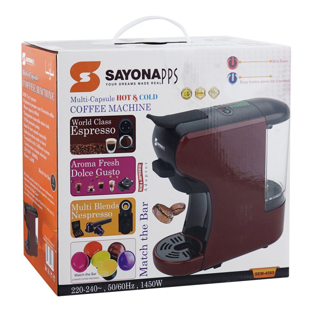 [SEM- 4585] COFFEE MACHINE  MUTI -CAPSULE