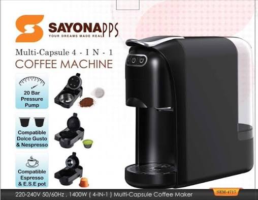 [SEM-4717] COFFEE MACHINE 4-IN-1