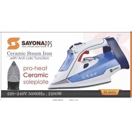 [SI-2413] CERAMIC STEAM IRON 2413