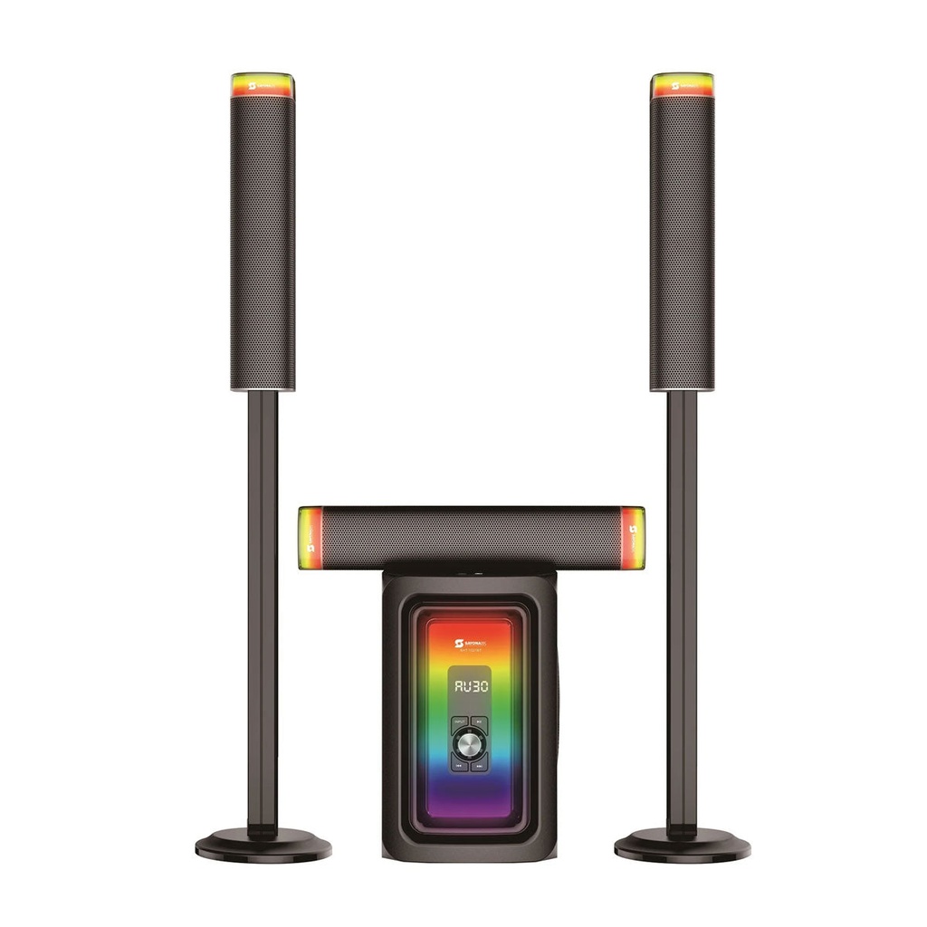 [SHT-1321BT] SHT-1321BT 3.1CH Multimedia Speaker System, Home Theater System 2 Tall Boys  نظام مكبرات الصوت المتعددة الوسائط سايونا