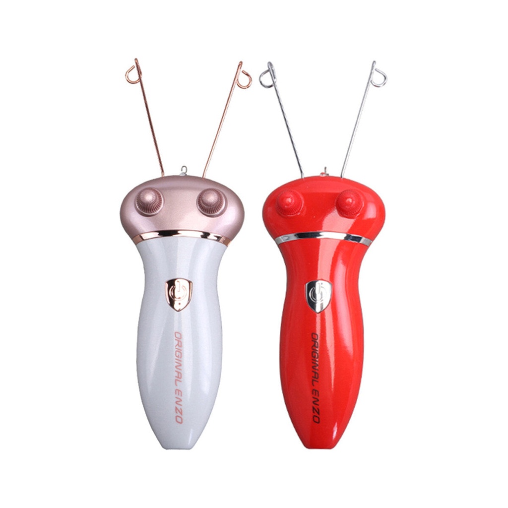 [EN-6085] Cotton Thread Defeather Epilator,  جهاز إزالة الشعر بالخيط القطني اينزو (White)
