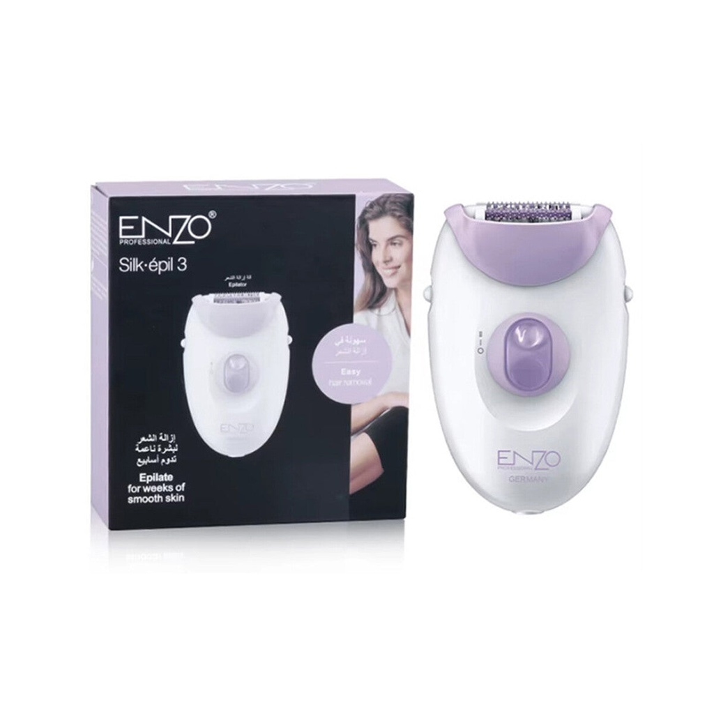 [EN-3390] 2-Speed Epilator, White  جهاز إزالة الشعر بسرعتين، اينزو