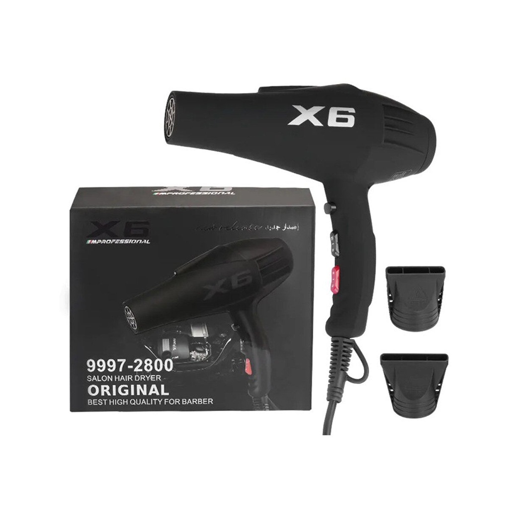 [EN-X6] Professional Hair Dryer, Black