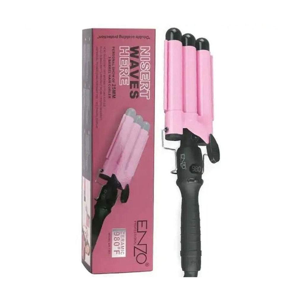 [EN-1967] جهاز تمويج الشعر ثلاثي Triple Barrel Hair Waver