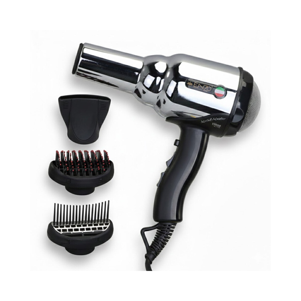 [EN-3001] Professional Hair Styling Hair Dryer, Silver مجفف شعر احترافي لتصفيف الشعر،