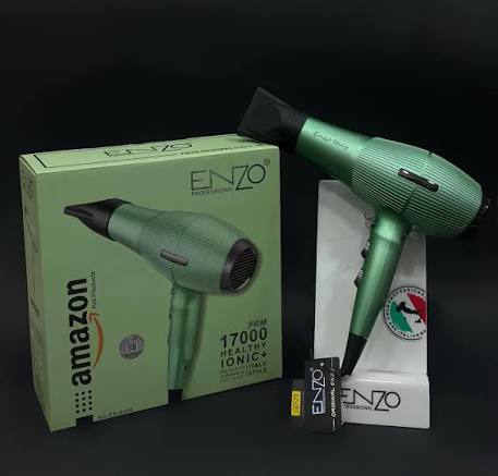 [EN-6008] High-Power Salon Hair Dryer - Ionic Hot & Cold Air Blow Dryer With Dual Heat & Speed Settings - Intl Version