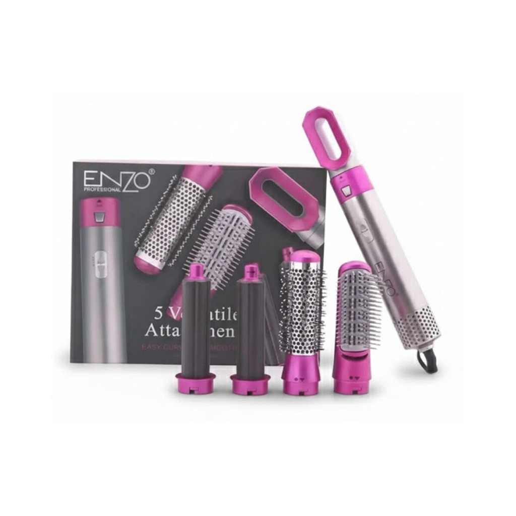 [EN-6206] Professional Hair Dryer and Styler, Pink مجفف ومصفف شعر احترافي اينزو