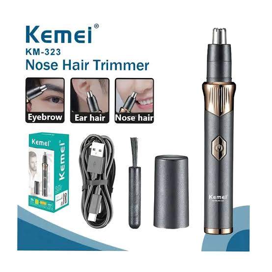 [KM-323] Electric Shaving Nose Trimmer Usb Electric Shaving Nose Ear Trimmer Safety Cleaning
