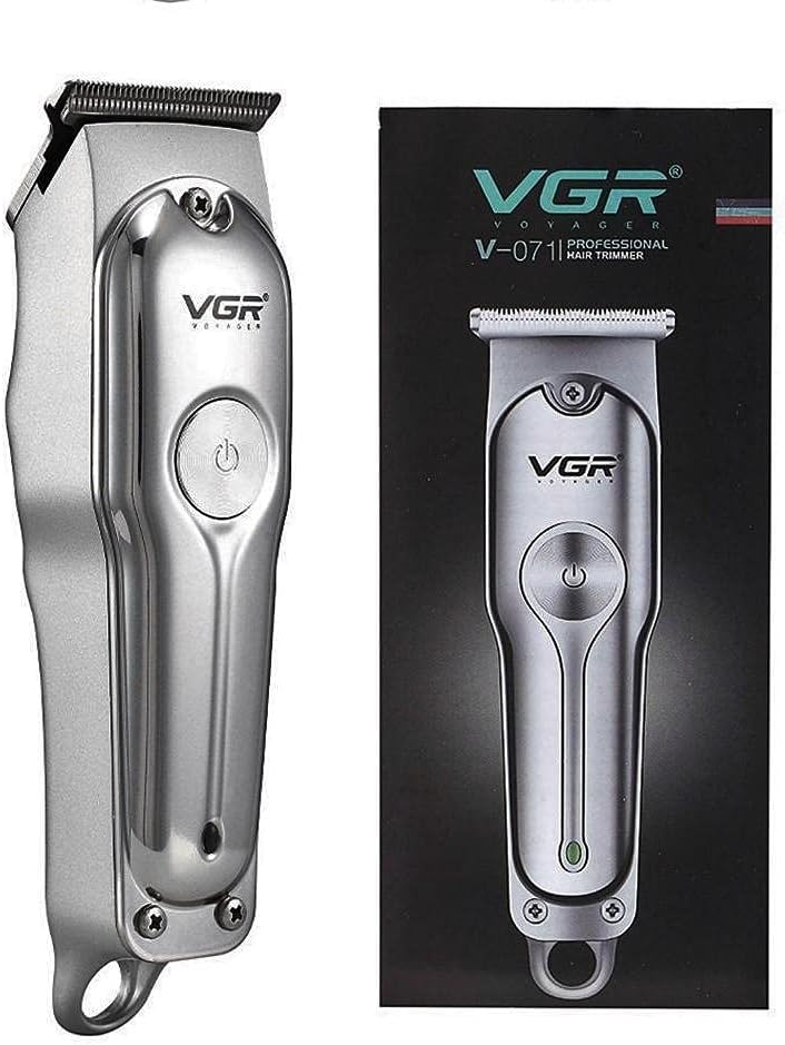 [V-071] Stainless Steel USB Charging Hair Shaving machine with 3 combs